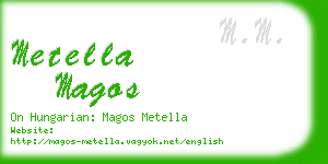 metella magos business card